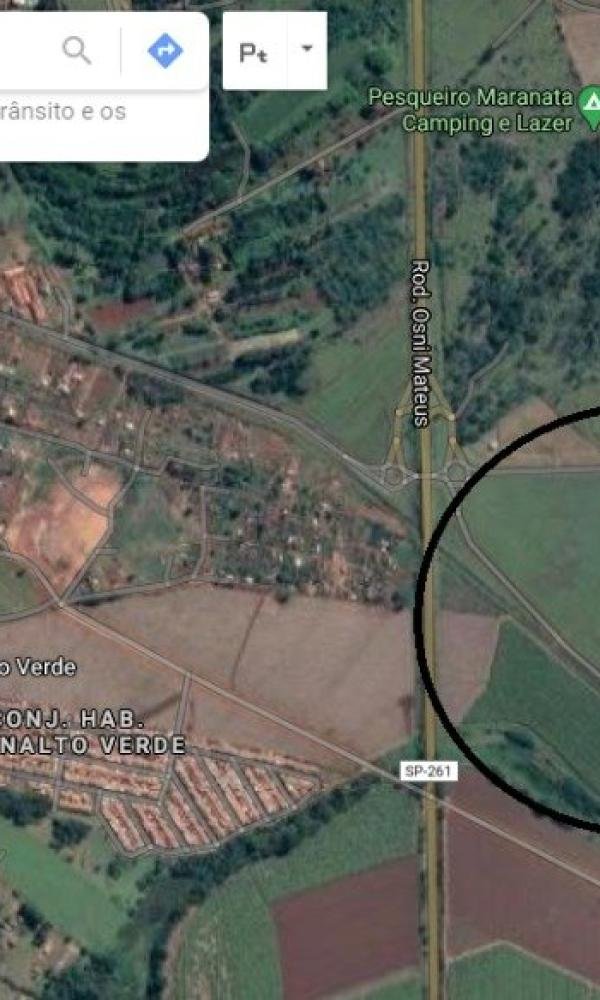 Terreno Comercial - Trevo rodovia - Pederneiras